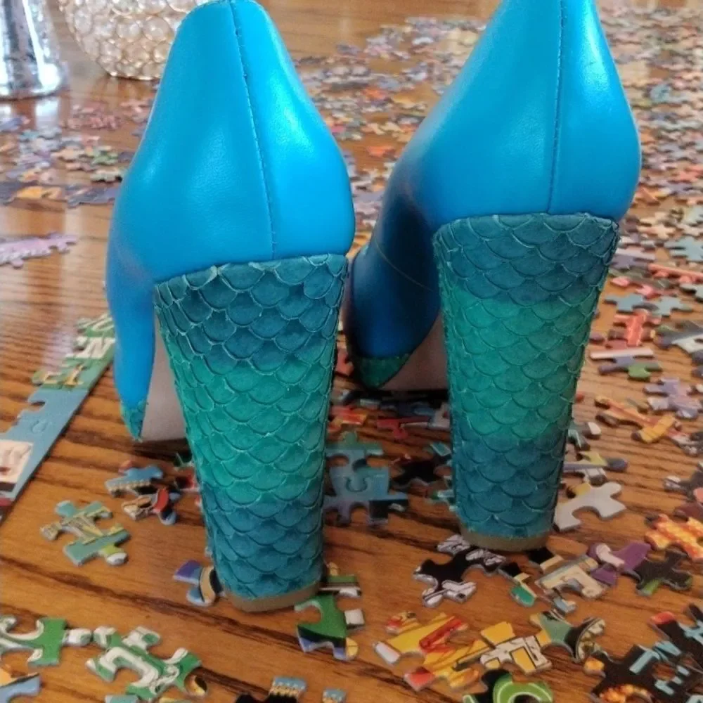 Shoes of Prey Colorblock Shoes Y2K
